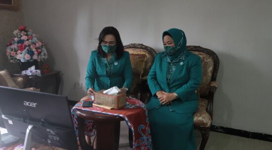 Ketua TP PKK Malinau Ikuti Upacara Peringatan Hari Anak Nasional 2021 Secara Virtual