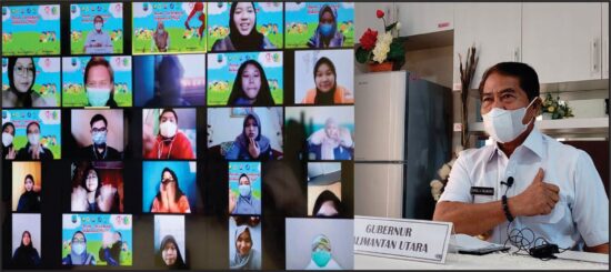 Gubernur Kaltara Imbau Anak-Anak Daerah Jadi Contoh Penerapan Prokes