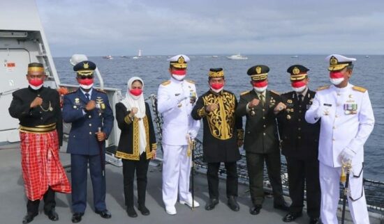 Penegasan Batas Laut Indonesia, Gubernur Pimpin Upacara HUT RI ke-76 di Karang Unarang