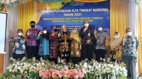 Perpustakaan Orbit SMA 7 Berau Tampil Mewakili Kaltim