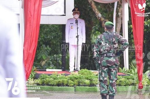 Jadi Inspektur Upacara HUT RI, Wali Kota Ajak Hormati Jasa Para Pahlawan