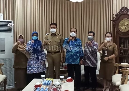 Temui Wali Kota Samarinda, Kepala BKKBN Kaltim Sampaikan Ucapan Terima Kasih