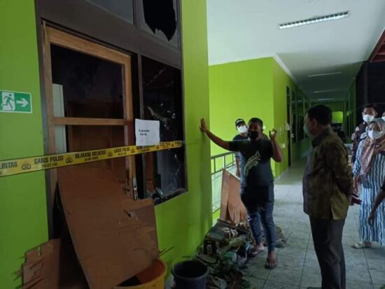 Wakil Bupati Nunukan Tinjau Lokasi Kebakaran di RSUD
