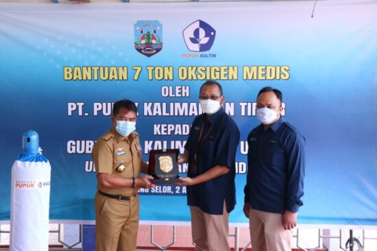 Gubernur Terima Bantuan Tujuh Ton Oksigen Medis Untuk Kaltara