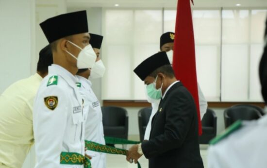 Sambut HUT RI Ke-76 Tahun, Gubernur Kukuhkan 40 Peserta Paskibraka Kaltara