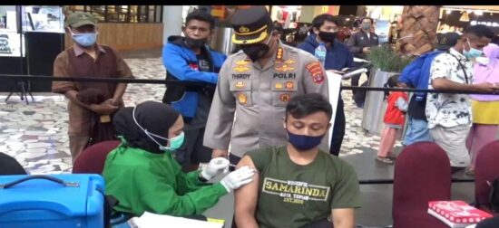 Gelar Vaksinasi di BSB, Tetap Layani KTP Luar Balikpapan