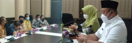 Bupati dan Wakil Bupati Pembahasan Draf Kerjasama Kegiatan Bongkar Muat Peti Kemas