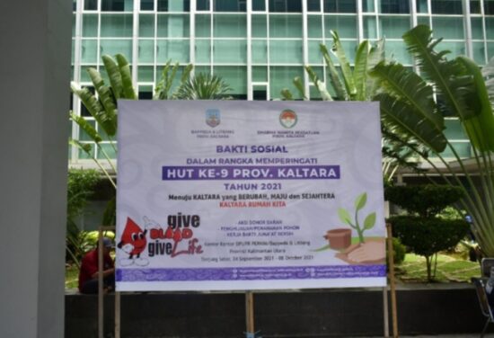 Sambut HUT ke-9 Kaltara, Bappeda-Litbang Laksanakan Rangkaian Aksi Sosial