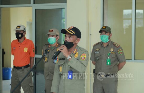 120 Satgas Linmas Dikerahkan Untuk Jaga Taman Kota Dan Persimpangan Jalan Setiap Hari