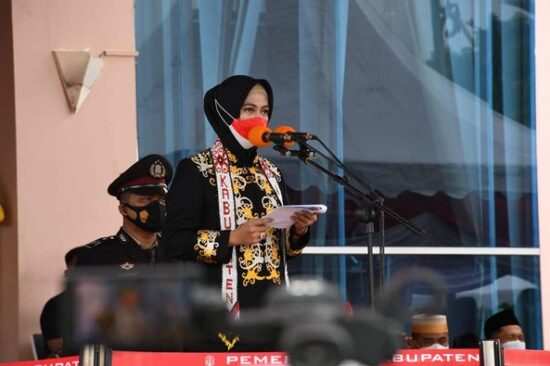 Bupati Pimpin Upacara HUT Kabupaten Nunukan yang ke – 22 Tahun berlangsung Khidmat dan Lancar