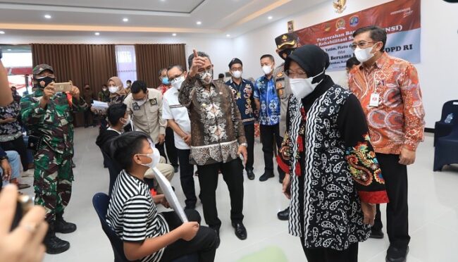 WALIKOTA TARAKAN DAMPINGI KUNJUNGAN KERJA BU RISMA