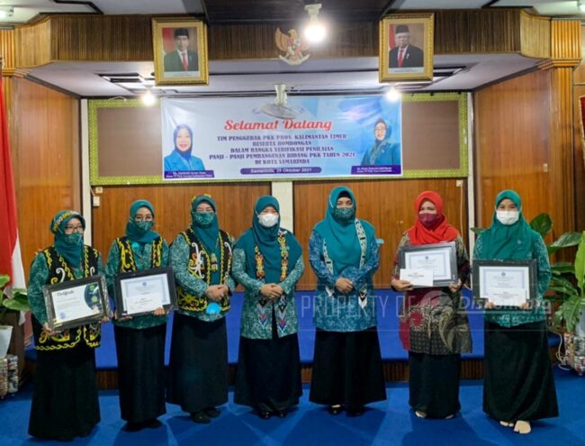 Sambut Tim Verifikasi Penilaian Panji Keberhasilan, TP PKK Samarinda Sabet Juara 2 Ditiga Kategori