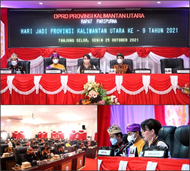 Rapat Paripurna Istimewa Hari Jadi Provinsi Kalimantan Utara Ke- 9 Tahun