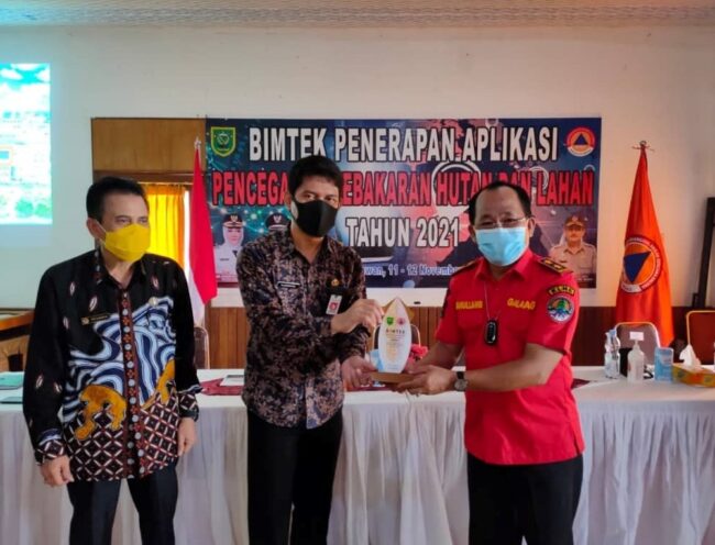 BPBD Gelar Bimtek Penerapan Aplikasi Pencegahan Karhutla