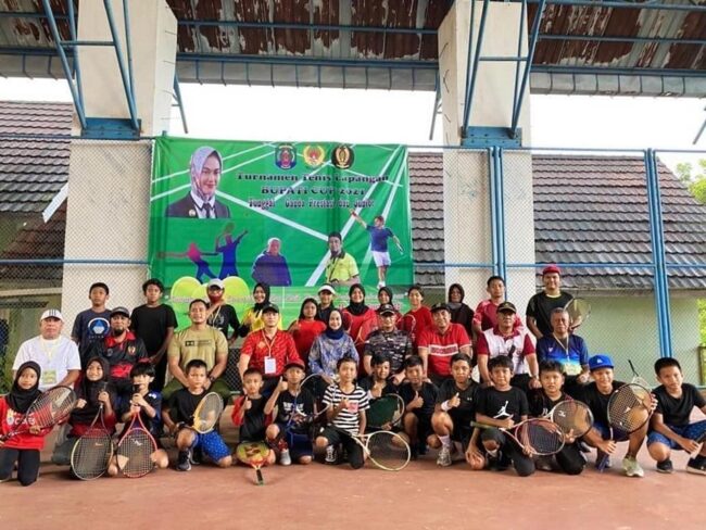 BUPATI NUNUKAN BUKA TURNAMENT TENNIS BUPATI CUP TAHUN 2021