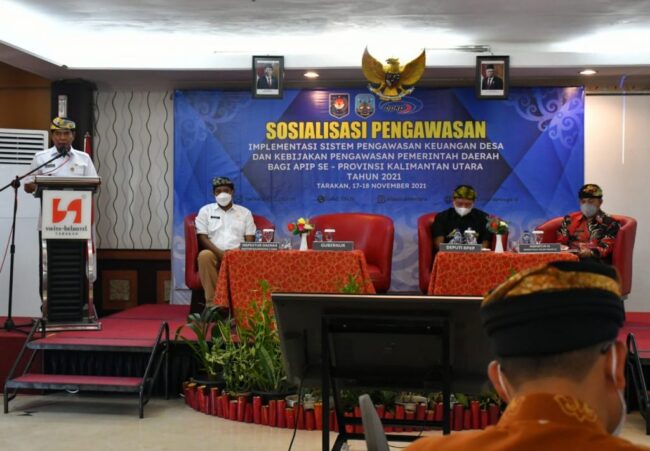 Gubernur Buka Sosialisasi Pengawasan Sistem Pengawasan Keuangan Desa