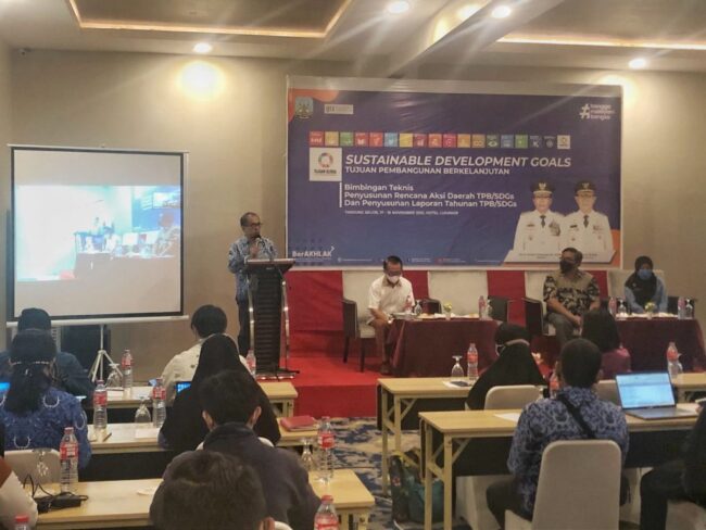 Kejar Pembangunan Berkelanjutan, Pemprov Gelar Bimtek Penyusunan Renaksi Daerah dan SDGs