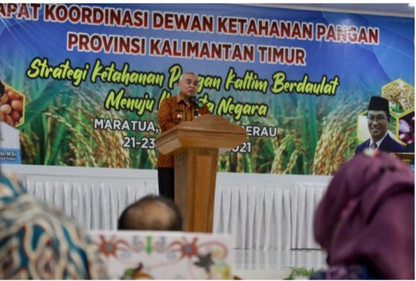 GUBERNUR BUKA RAKOR DEWAN KETAHANAN PANGAN KESEIMBANGAN GIZI CEGAH KEMATIAN IBU HAMIL DAN BAYI