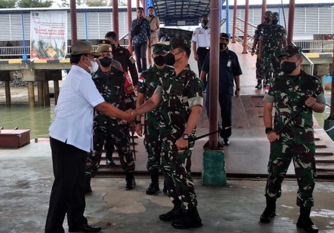 WAKIL BUPATI NUNUKAN LEPAS KEBERANGKATAN DANREM 092/MAHARAJALILA