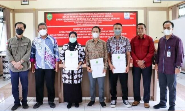 Penandatangan Kontrak Pegawai UPTD PTHPT