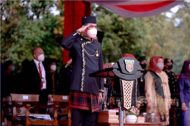 Pandemi Covid Tak Surutkan Pembangunan dan Berprestasi, Apel HUT ke 354 Bertabur Penghargaan