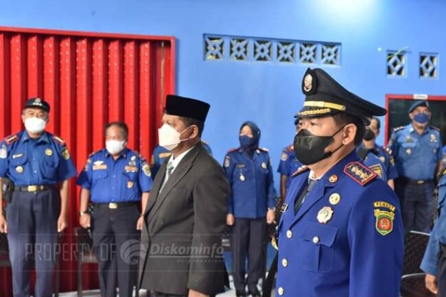 Ikuti Upacara HUT 103 Damkar Secara Virtual, Asisten I Sampaikan Terima Kasih