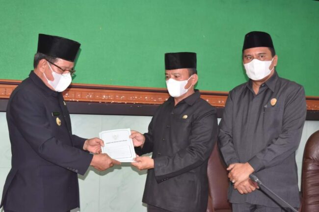 Wabup Jawab Pemandangan Umum Dewan