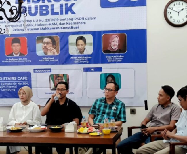 Masyarakat Sipil Tolak UU PSDN, Kenapa?