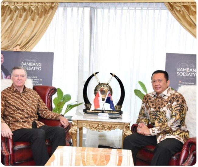 Terima Dubes Selandia Baru, Ketua MPR RI Ajak Investor Selandia Baru Investasi di IKN Nusantara