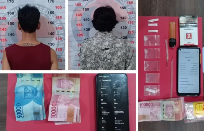 Pengedar Sabu, Barang Bukti Diamankan polisi  