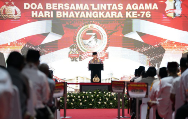 Doa Lintas Agama dari Polri untuk Indonesia yang Lebih Baik