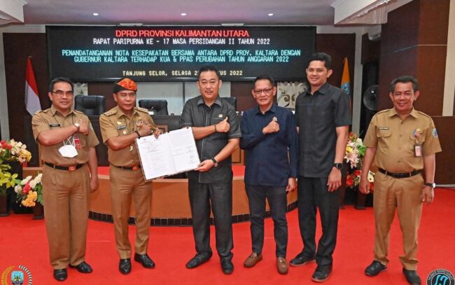 Rapat Paripurna Disepakati Bersama Tentang KUA & PPAS Perubahan TA 2022