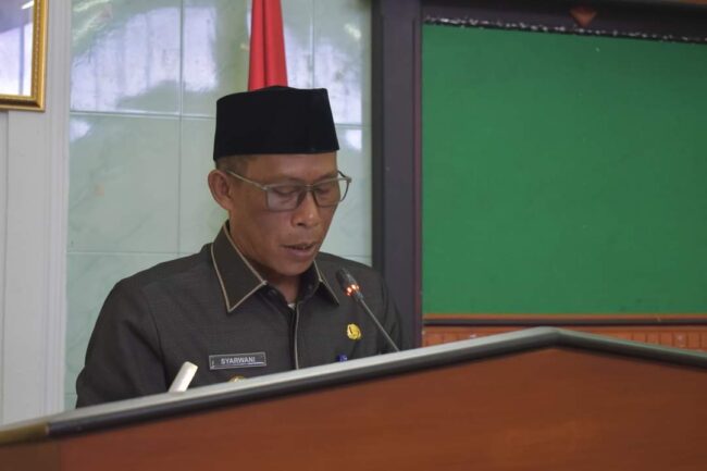Bupati Jelaskan Perubahan APBD 2022