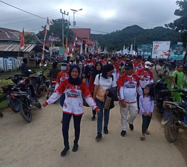 Budayakan Hidup Sehat dan Lestarikan Olahraga Tradisional, Germas dan Formasi Digelar di Krayan