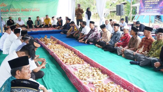 Desa Salimbatu Gelar Tolak Bala 1.000 Imbiyuku
