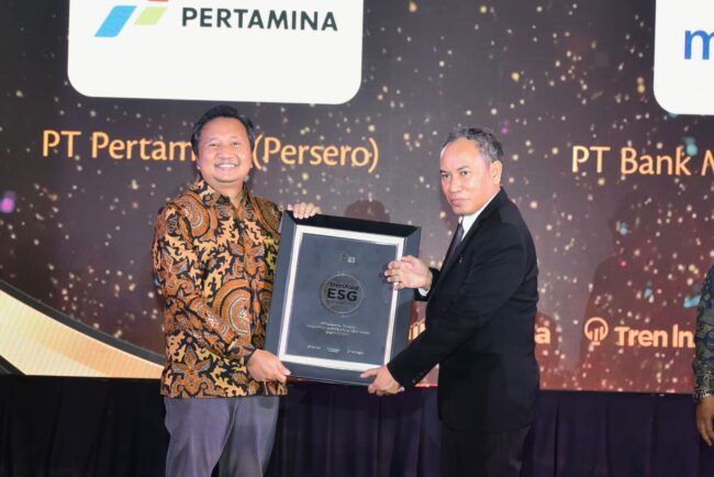 Pertamina Raih Peringkat 2 Rating ESG Dunia