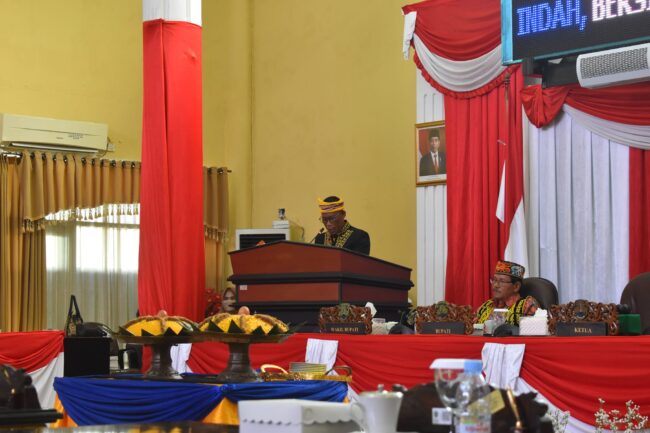 Dalam Rangka Hari Jadi Kota Tanjung Selor ke 232 dan Hari Jadi Kabupaten Bulungan ke 62, Bupati Sampaikan Merudung Pebatun Benuanta, Nilai Luhur dari Masyarakat Bulungan