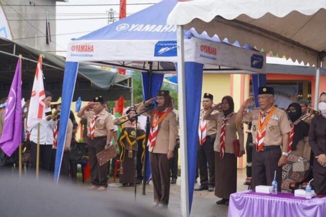 Buka Pesta Siaga Pulau Nunukan, Bupati Laura : Sarana untuk mendidik dan membentuk jiwa dan karakter anak – anak