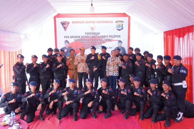 Wabup H. Hanafiah Hadiri Peresmian Pos Brimob Sebatik Kompi 3 Batalyon A Pelopor Satbrimob Polda Kaltara
