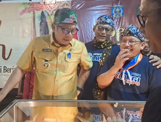 Pelaku UMKM di Pelangi Expo dari Bontang