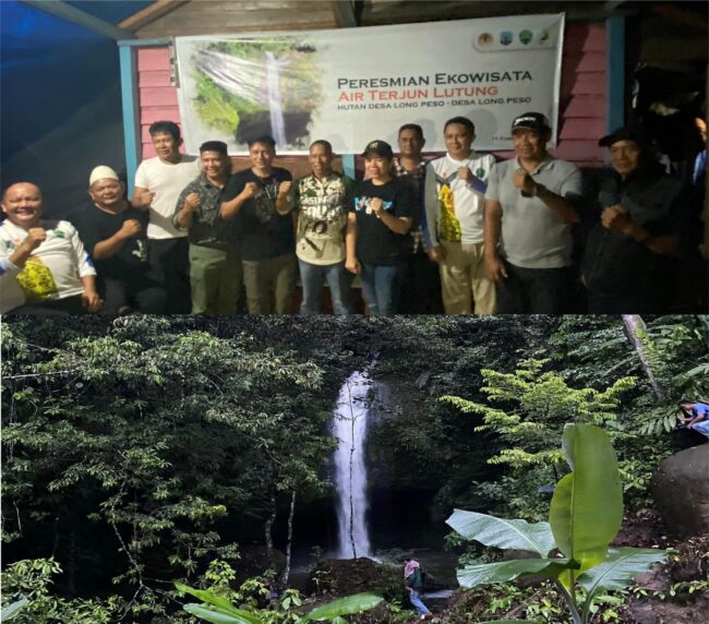 Diresmikan, Keindahan Air Terjun Lutung di Peso Punya Daya Tarik Sendiri