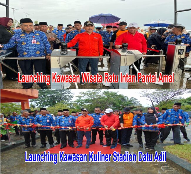 Jumat Berkah, Hari ini Walikota Resmikan Kawasan Wisata Ratu Intan Pantai Amal Dan Kawasan Kuliner Datu Adil