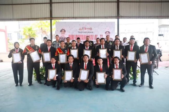Bupati – Wabup Hadiri Upacara HUT Bhayangkara ke 77
