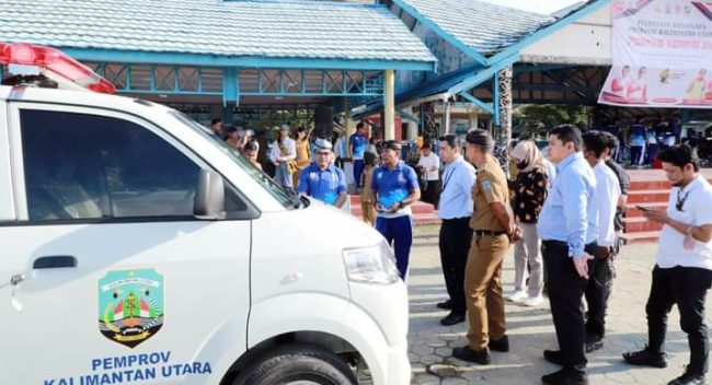 Pemprov Terima Bantuan CSR dari Bank BRI Cabang Tanjung Selor