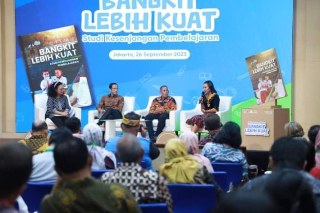 Bupati Bulungan menjadi Narasumber pada peluncuran Buku “Bangkit Lebih Kuat: Studi Kesenjangan Pembelajaran
