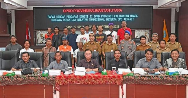 DPRD Kaltara Rapat Dengar Pendapat Bersama Nelayan Tradisional