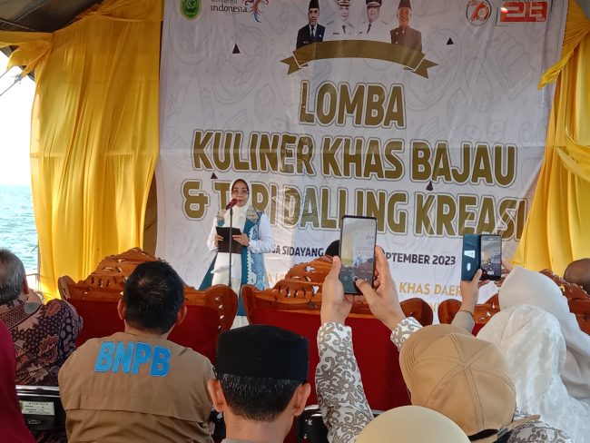Bupati Berau Buka Acara Lomba Kuliner Khas Bajau dan Tari Dalling Kreasi Khas Bajau tahun 2023