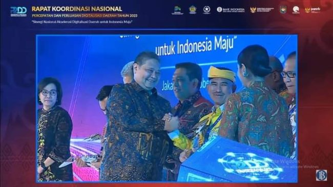 Tarakan Dinobatkan sebagai Kota Terbaik Tim Percepatan dan Perluasan Digitalisasi Daerah (TP2DD) Tahun 2023