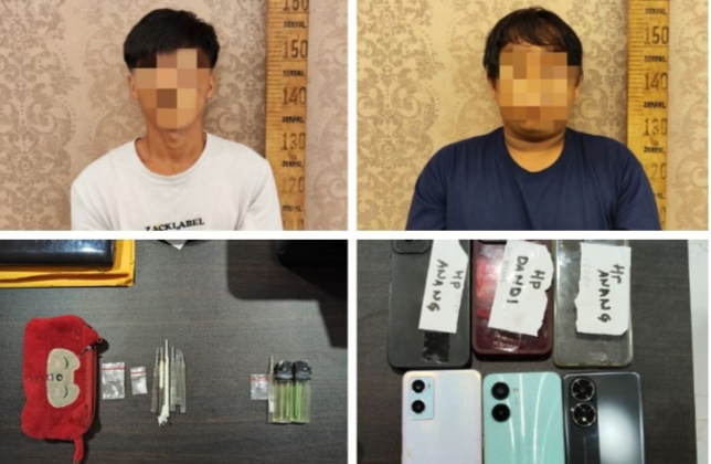 Polisi Sita 3 Poket Sabu, 2 Pelaku Dibekuk