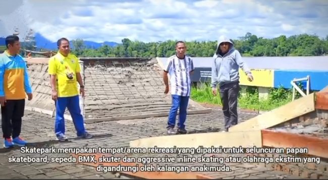 Bulungan Kini Punya Skatepark di Tepian Sungai Sabanar Lama